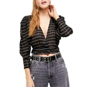 Free People Girlfriend Top Size Small